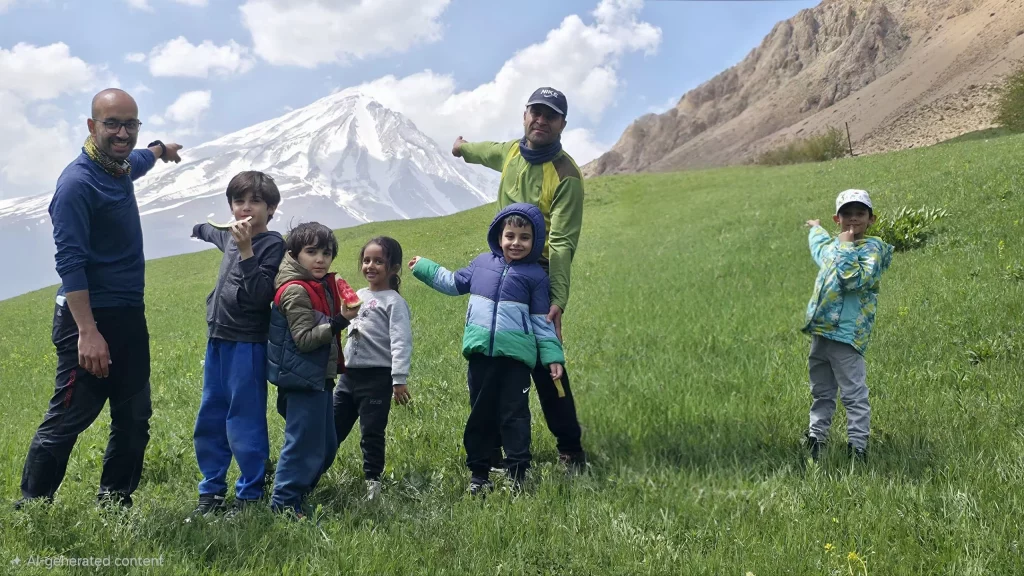 با خانواده در دل طبیعت